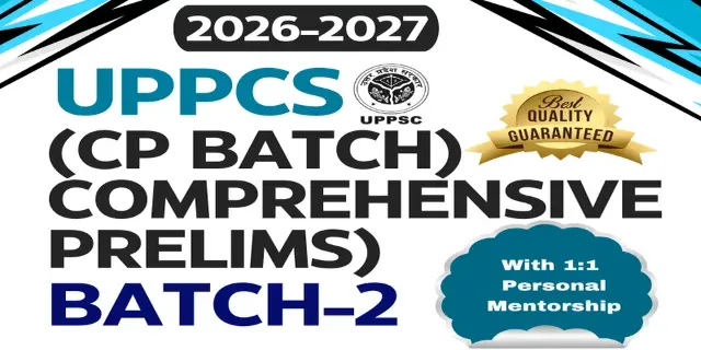 UPPCS Prelims Batch 2(2026-2027)
