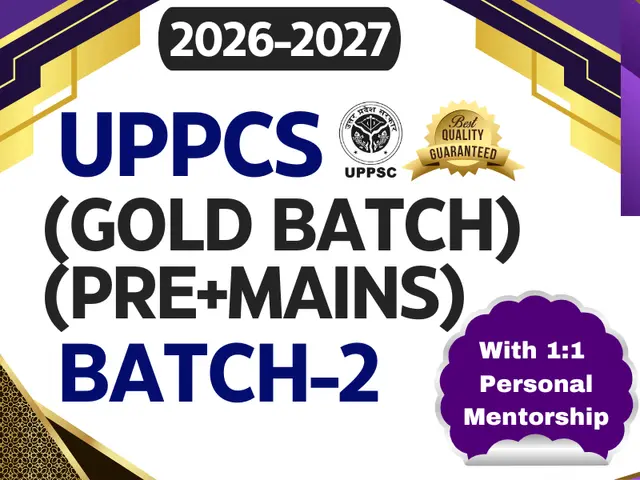FEATURES OF UPPCS GOLD BATCH