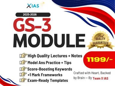 GS 3 MODULE–MAINS 2025/26