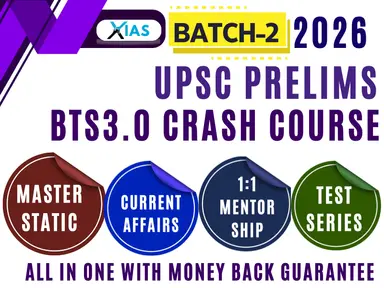 Batch–2 BTS3.0 CRASH COURSE UPSC PRELIMS 2026